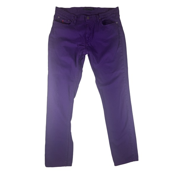 Ralph Lauren Sport Jeans Mens 32x29 Slim Fit Stretch Pants Embroidered Pony - Picture 1 of 8